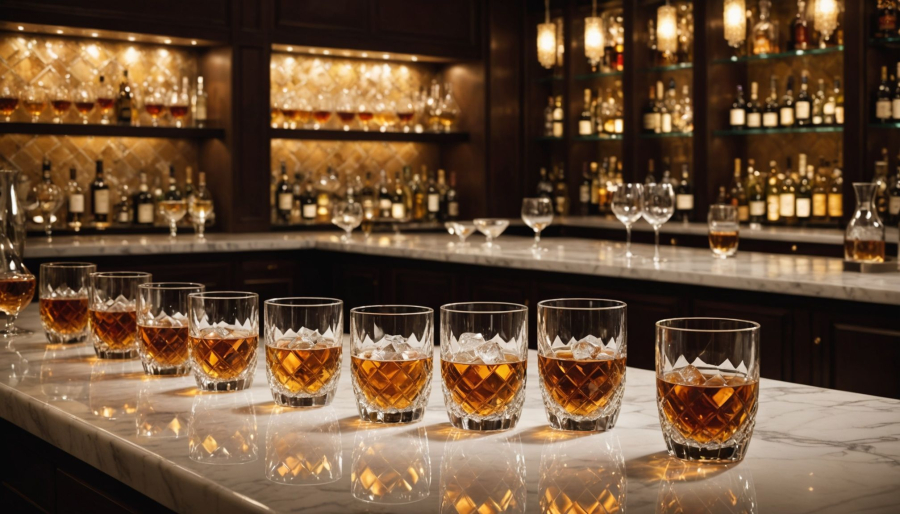Transform your home bar with stunning crystal barware